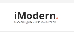 Логотип iModern – магазин дизайнерской мебели