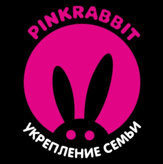 Логотип Розовый кролик Москва