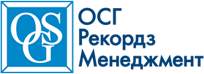 Логотип ОСГ Рекордз Менеджмент