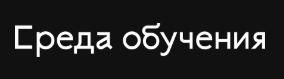 Логотип Среда обучения