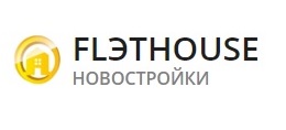 Логотип Центр продаж новостроек и загородной недвижимости "Флэтхаус"