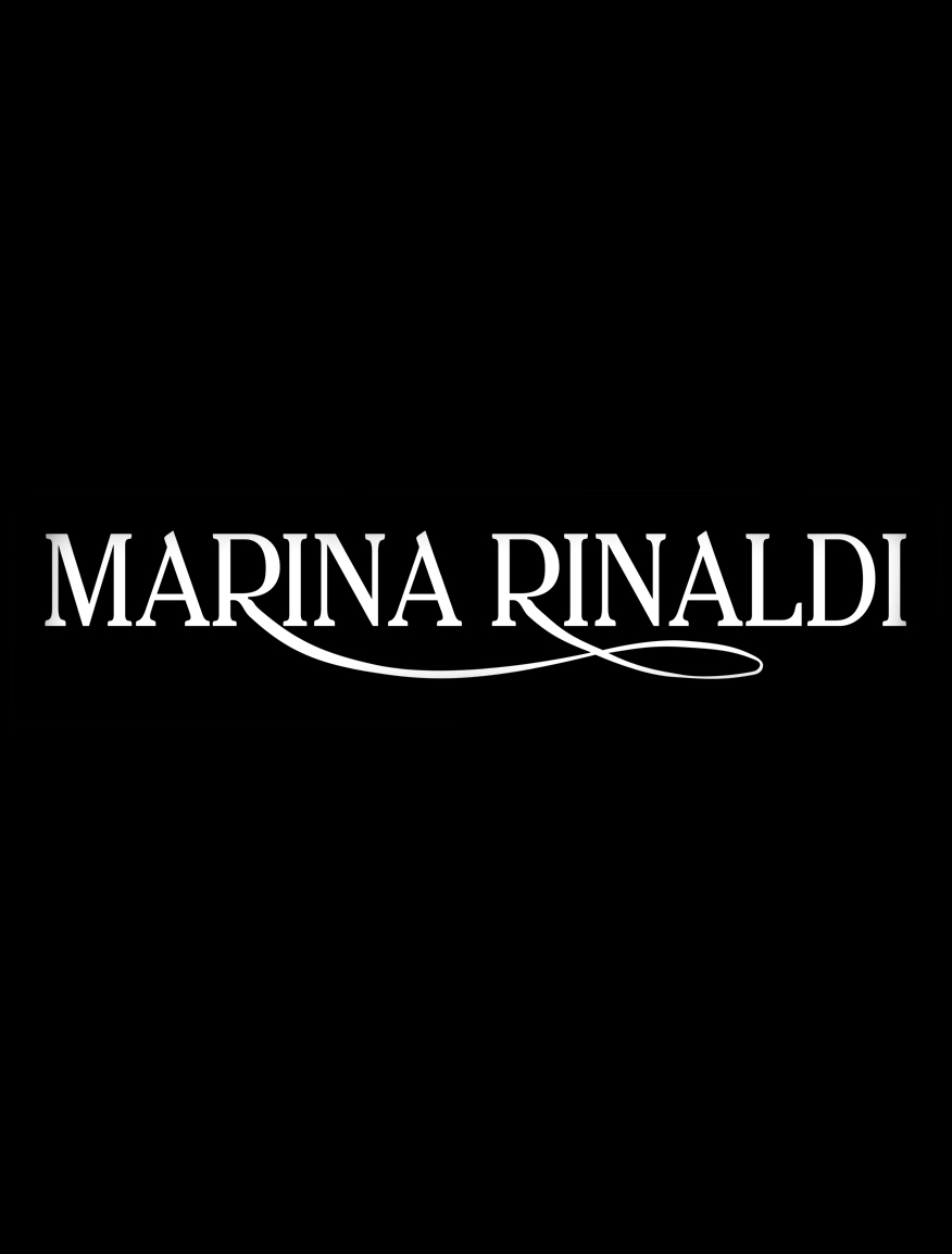 Логотип Marina Rinaldi — элегантная итальянская женская одежда