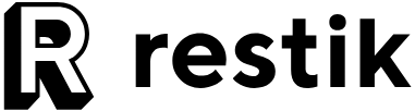 Логотип Restik - Программа автоматизации общепита, автоматизация доставки и электронное меню